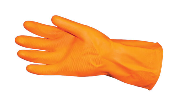 Deluxe Flock Glove X-Heavy Orange 12" Length