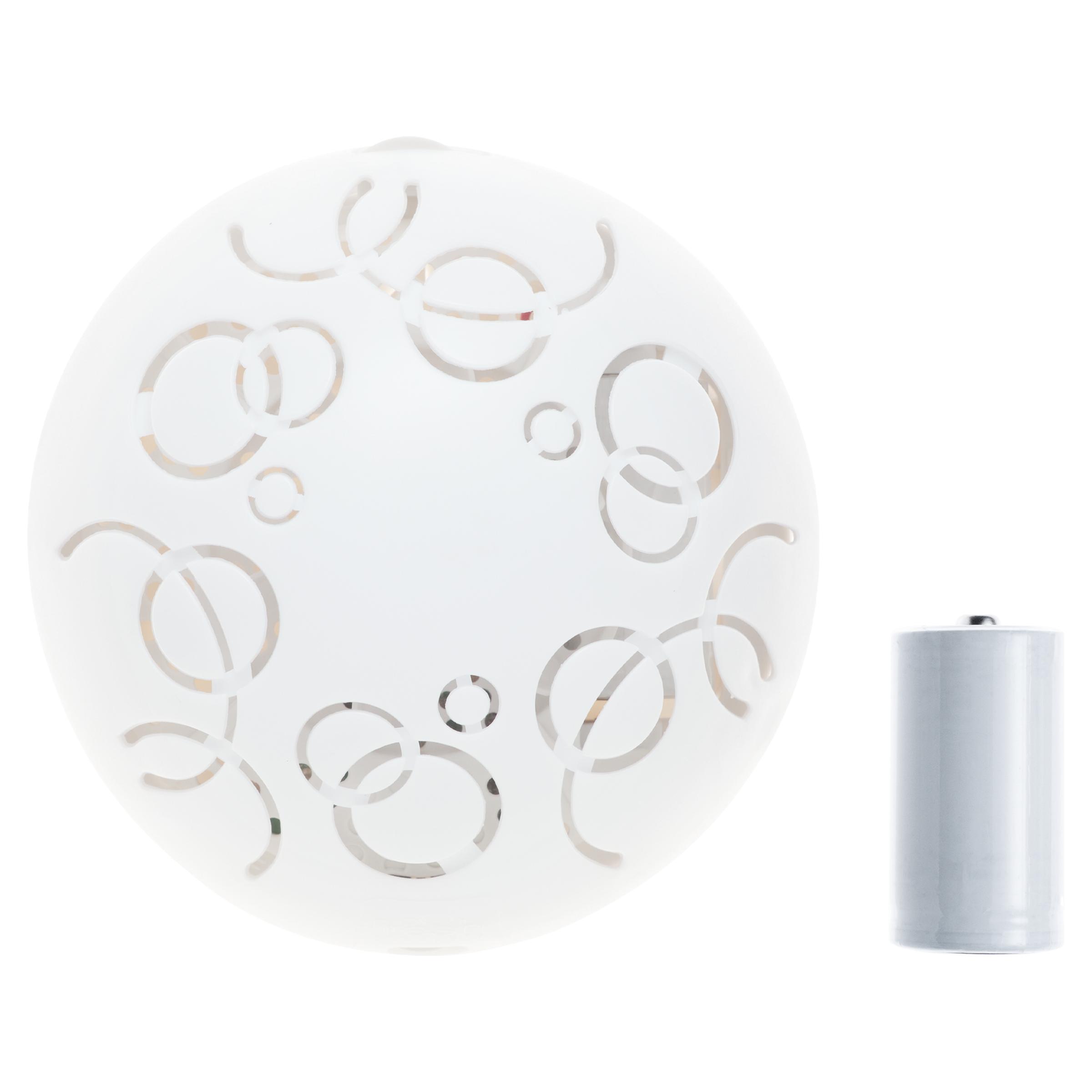 Easy Fresh Active Air Freshener White, Honeysuckle Scent w/ Battery