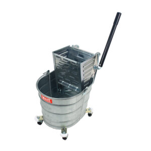 Metal Squeeze wringer 26Qt Metal Bucket Combo 2" casters