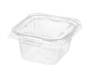 Safe-T-Gard Tear Strip Lock 16oz container w/ Hinged Lid
