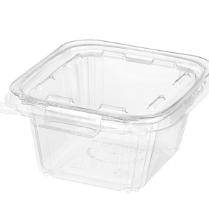 Safe-T-Gard Tear Strip Lock 16oz container w/ Hinged Lid