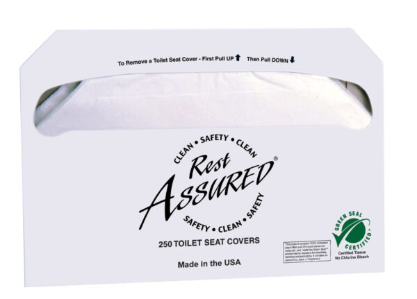 Rest Assured Half Fold Seat Cover Green Seal Certified