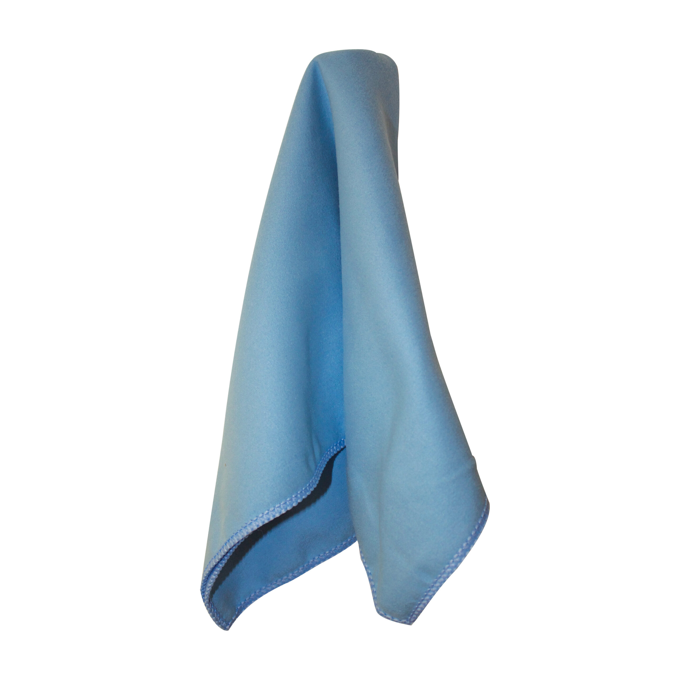 Microfiber Suede Glass 16" x 16"  Blue