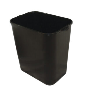 Wastebasket Soft Side Black 14 Qt Rectangular