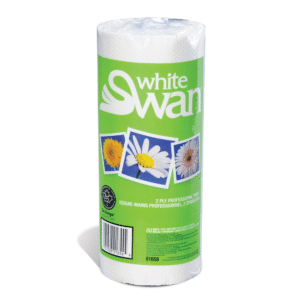 White Swan Kitchen Roll Towel White 2ply 10.9x8.6"
