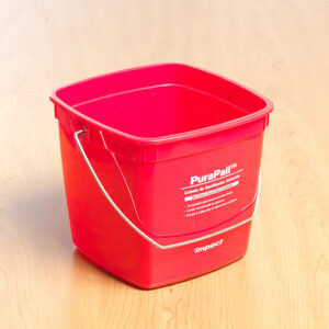 Red Sanitizing Bucket 3 QT