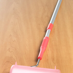 Lint Roller on Extension Handle 61" Extension Red/Silver