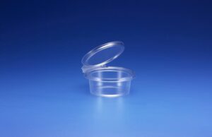 Safe-T-Fresh Hinged Container 4" Round / Deli 12 oz