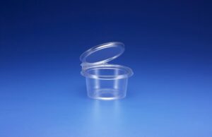 Safe-T-Fresh Hinged Container 4" Round / Deli 16 oz