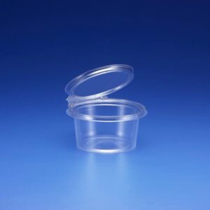 Safe-T-Fresh Hinged Container 4" Round / Deli 16 oz