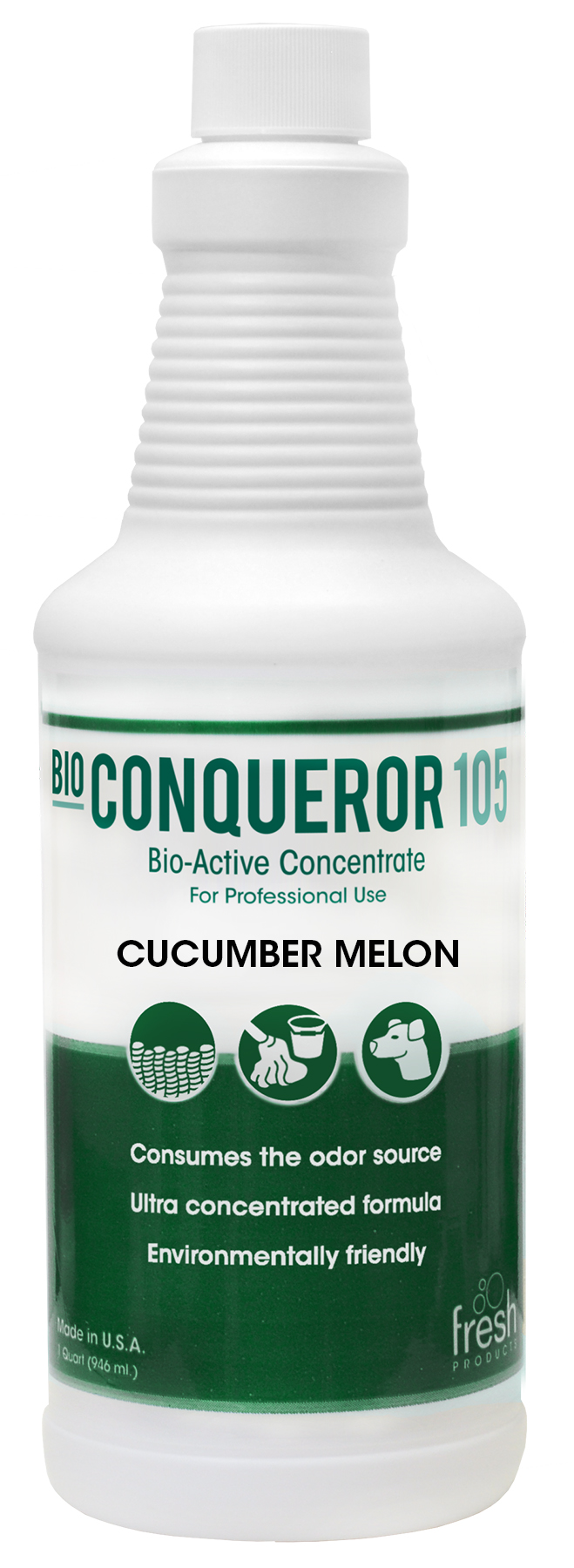 Bio Conqueror 105 Enzymatic Liquid 1 Quart, Cucumber Melon Scent