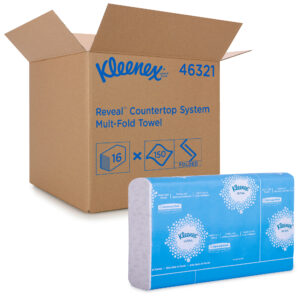 Kleenex Reveal Multifold Hand Towel White 8.0" x 9.4"