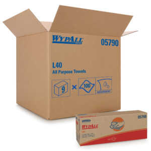 WypAll L40 Wipers White 16.4" x 9.8" Pop-Up Box