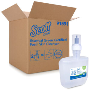 Kleenex Foam Skin Cleanser Green Certified 1.2L Clear No Scent