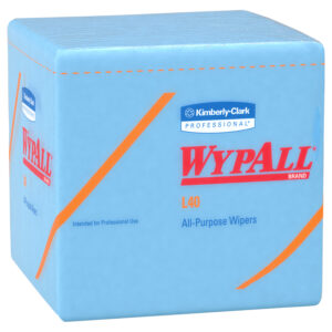 WYPALL L40 All Purpose Wipers Blue 12.5" x 12" 56 Count