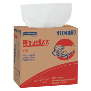 WYPALL X80 Wipers White 8.34" x 16.8"