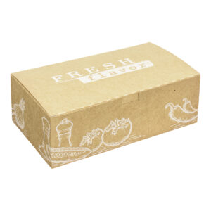 9x5x3 Tuck Top Deli Carton Plain - Brown