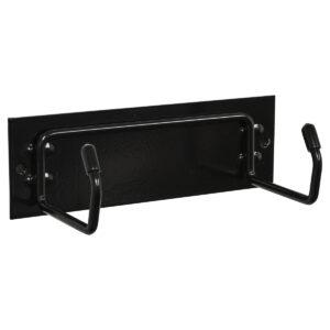 5" Dual Tab Bag Rack Black