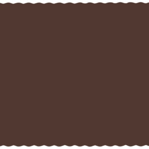 Scallop Edge Linen Emboss Placemat Chocolate Economy, 9.5" X 13.5"