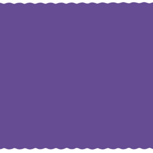 Scallop Edge Linen Emboss Placemat Purple Economy, 10" X 14"