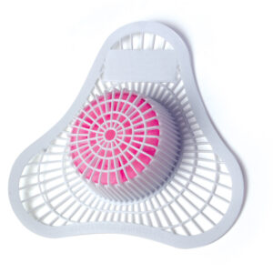 Health Gards Para Urinal Screen w/ Block Pink; Cherry