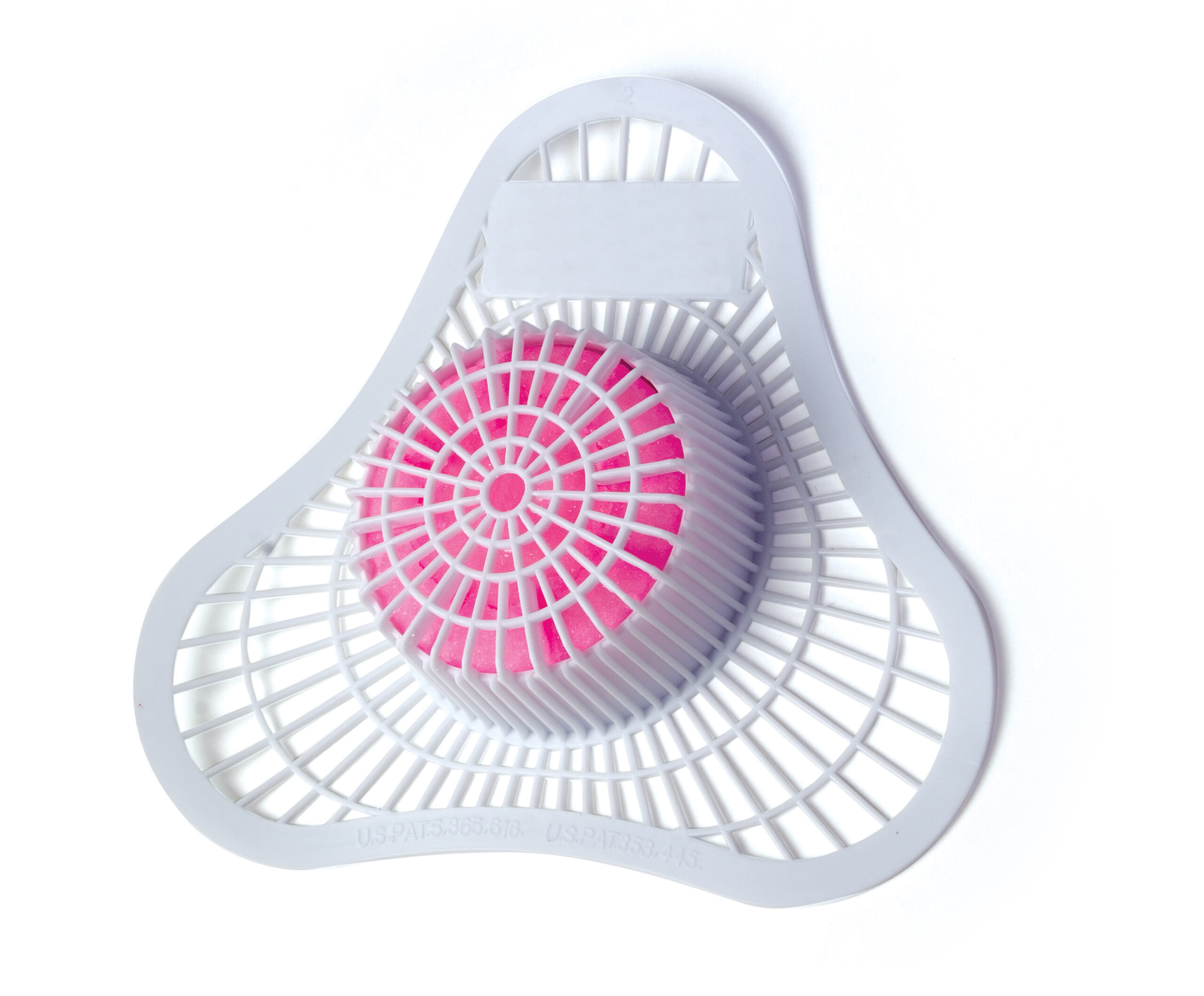 Health Gards Para Urinal Screen w/ Block Pink; Cherry