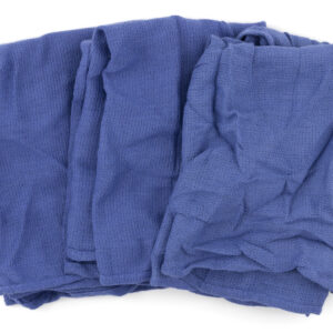 Reclaimed Surgical Huck Towels Mostly Blue