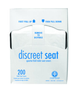 Discreet Seat Toilet Seat Covers Quarter Fold
