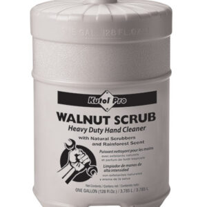 Walnut Scrub Hand Cleaner Flat Top Tan w/ Rainforest Scent 1 Gallon