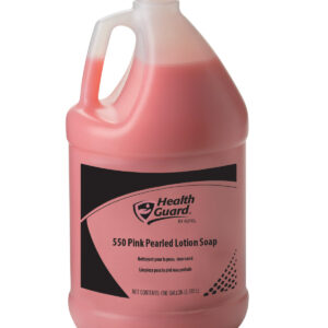 550 Pink Pearled Lotion Soap Pink w/ Almond Scent 1 Gal Pour Top