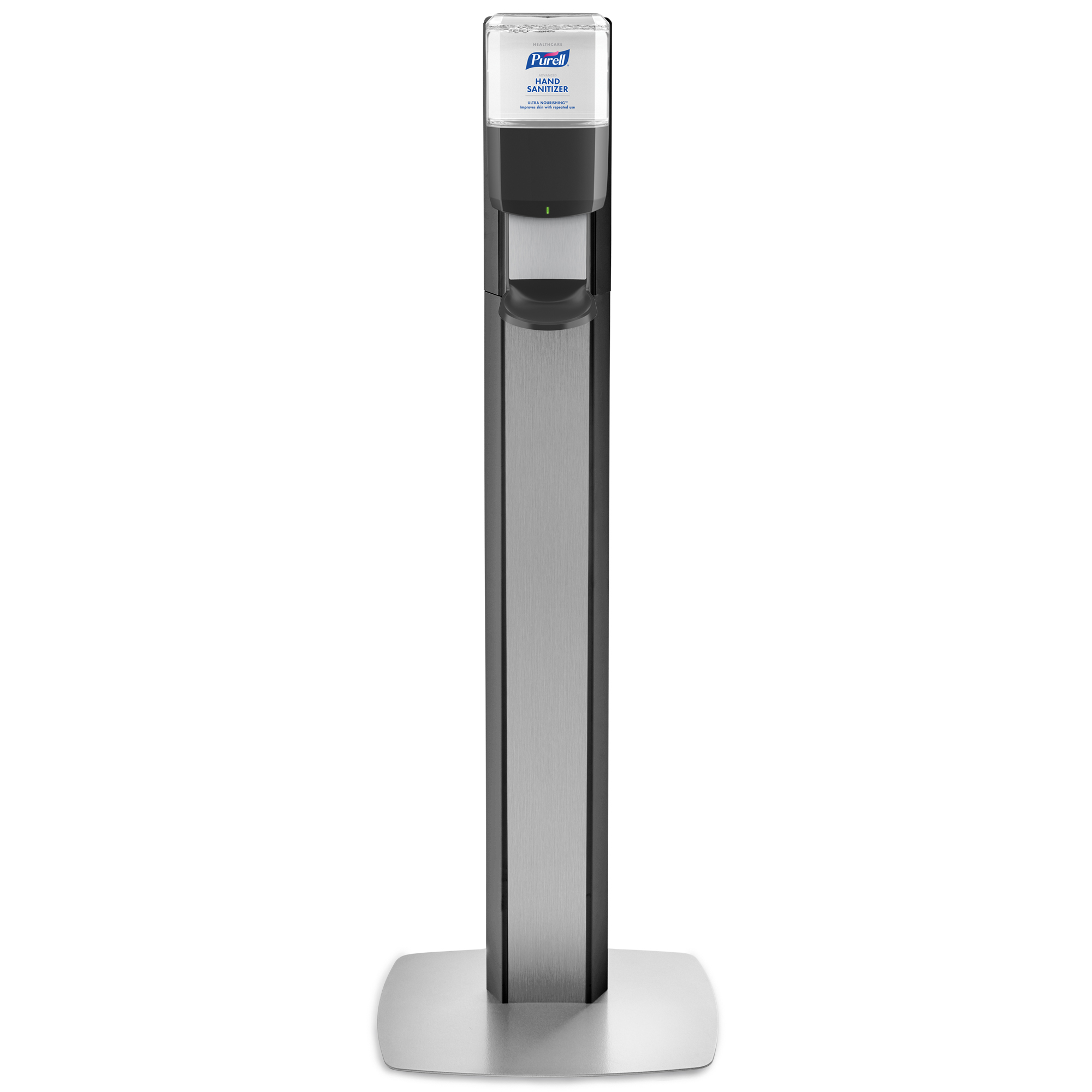 Purell Messenger ES8 Graphite Floor Stand w/ Touch Free Dispenser