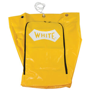 Vinyl Bag for Janitor Cart 25 Gal  Yellow   Fits  6850