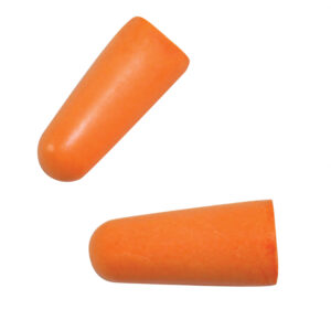Disposable Tapered Foam Ear Plugs Orange