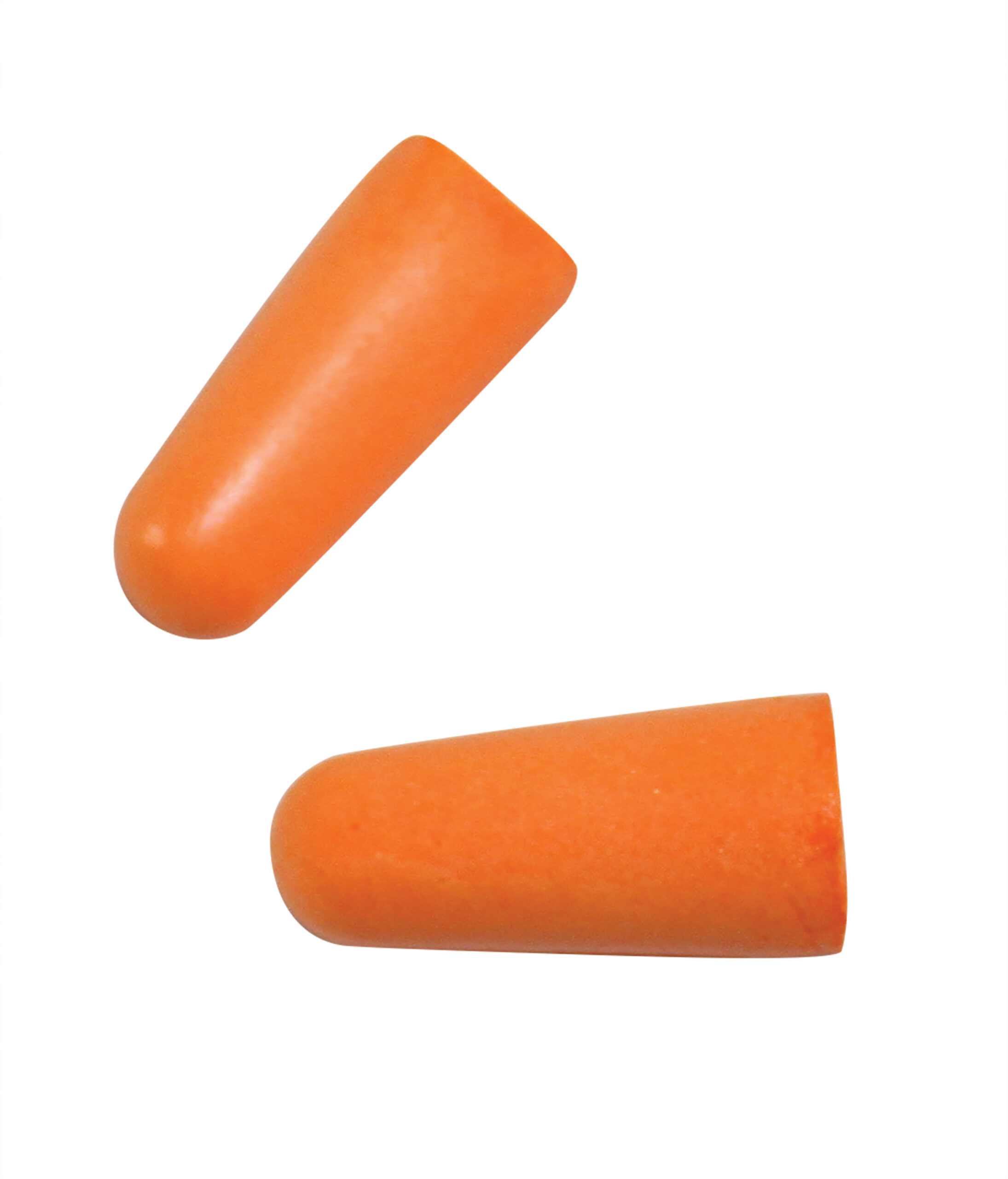 Disposable Tapered Foam Ear Plugs Orange