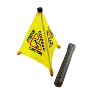 Pop Up Safety Cone - Mountable 20", Black / Yellow