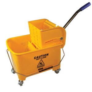 Side Press Wringer & Mop Bucket 21 Quart    Yellow  Combo