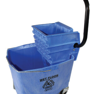 Sidepress Mop Bucket Combo 35 Qt  Blue      Side Press Wringer