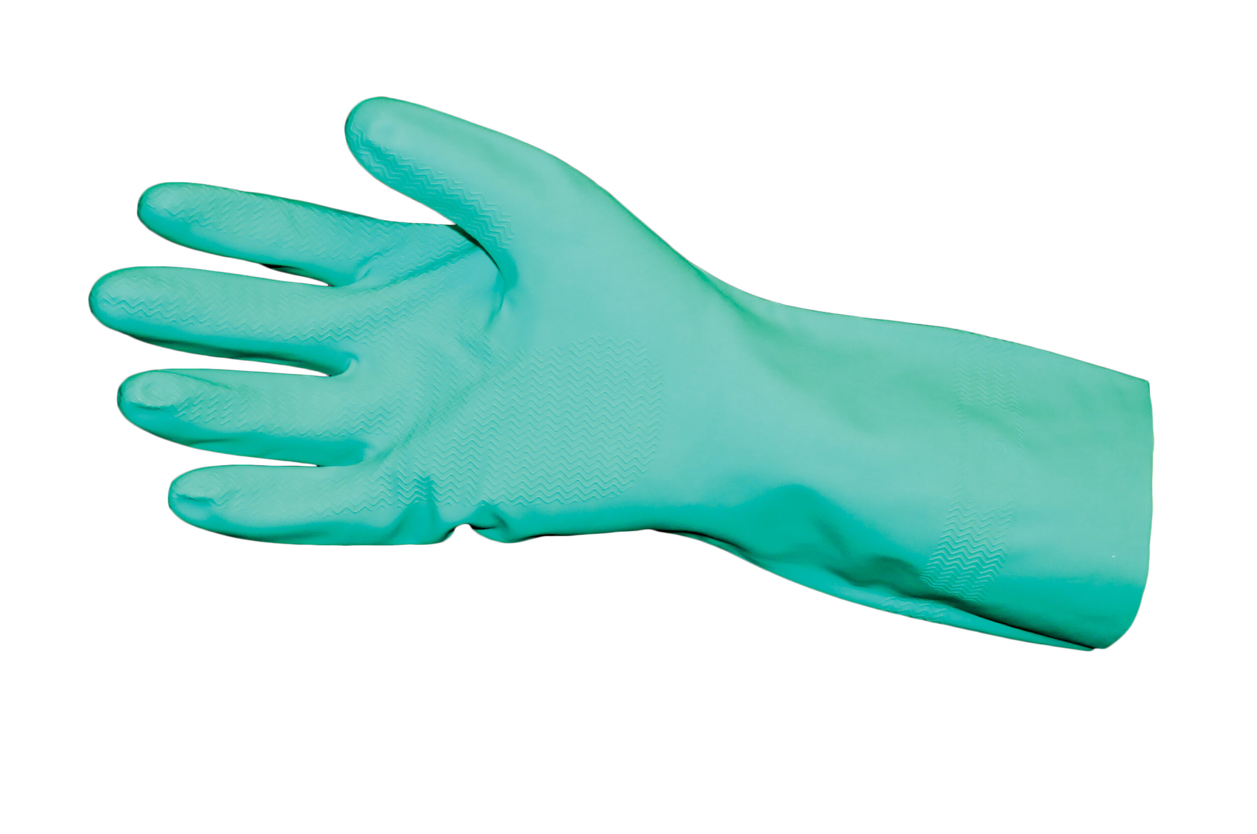 15mil Flock-lined Nitrile Green Small