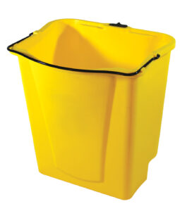 Bucket Dirty Water Yellow Ea 11 x 4.875 x 4.75