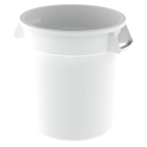 10 Gallon White Trash Can
