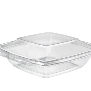 Safe-T-Fresh Hinged Lid Container Clear 24 oz PagodaWare