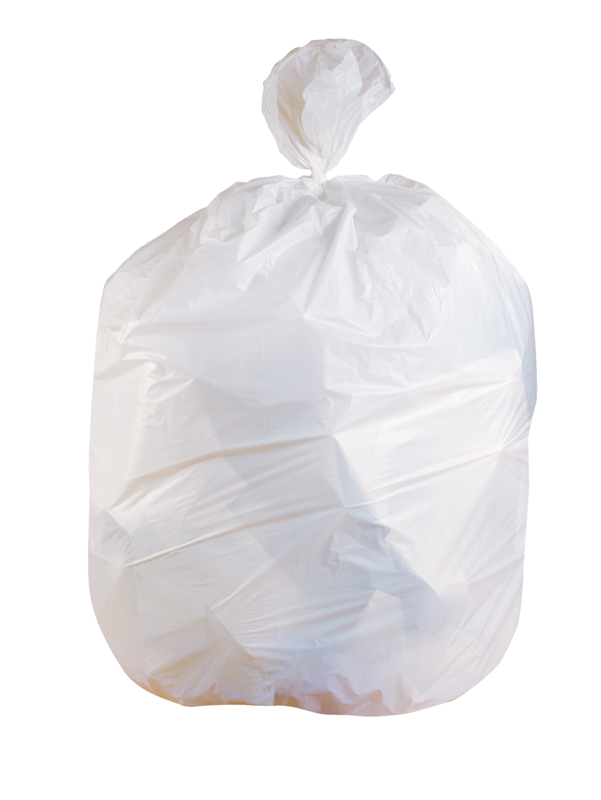 43X47 LLDPE White 0.75 Mil Flat Pack Can Liners 56 Gallon