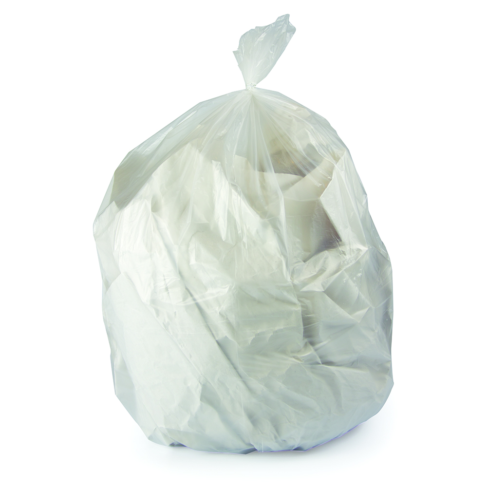 43X47 LLDPE Clear 0.70 Mil Flat Pack Can Liners 56 Gallon