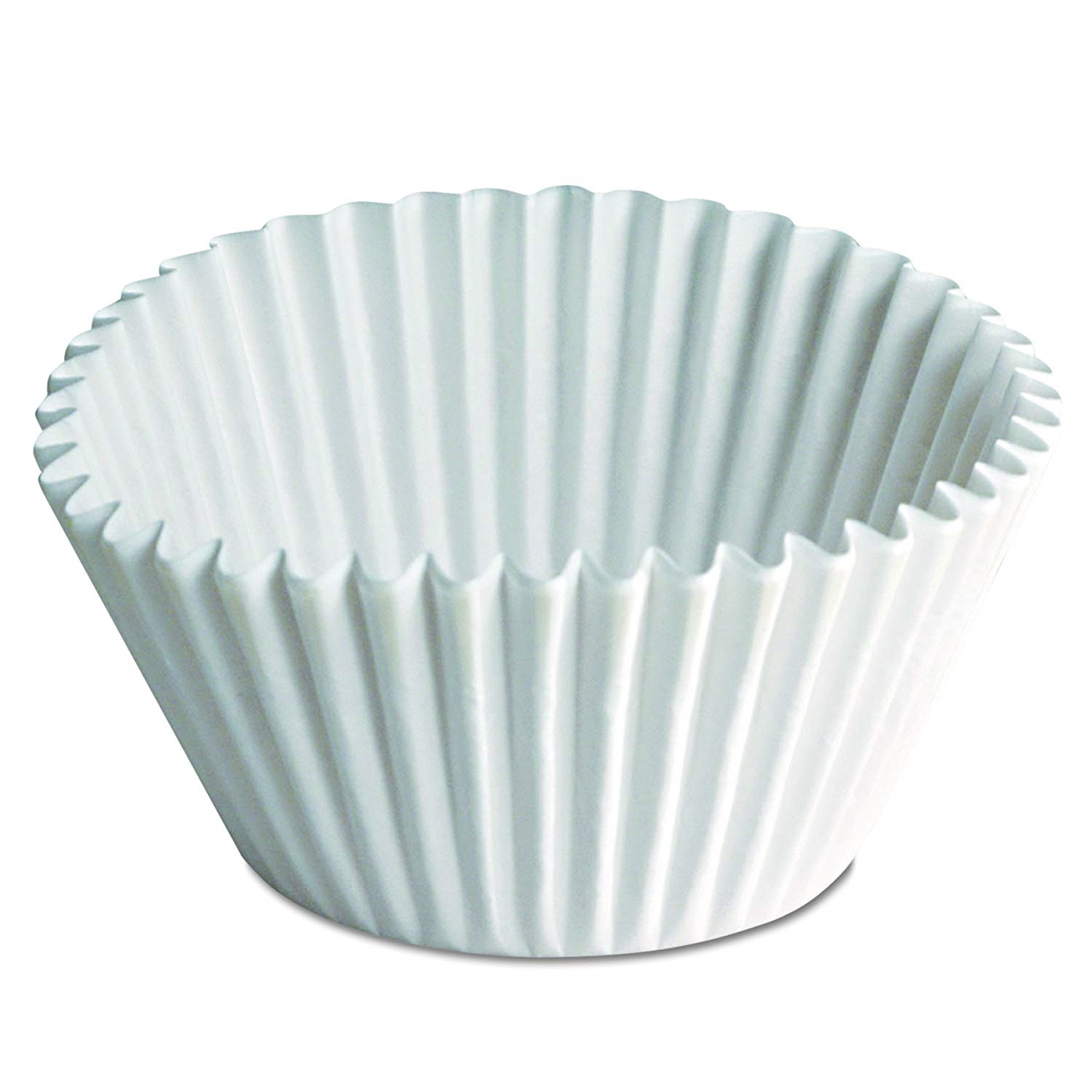 5 oz. Fluted Bake Cup White 6"