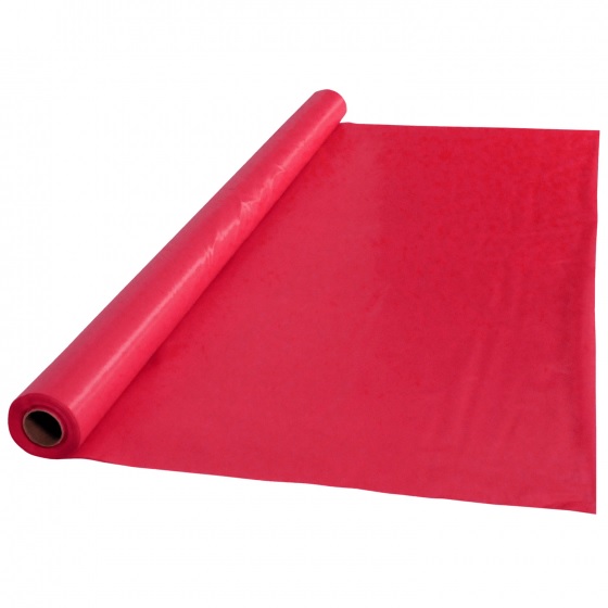 Plastic Tablecover Roll Red, 40" X 100'