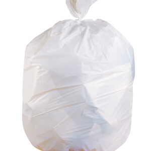 40X46 LLDPE White 0.75 Mil Coreless Roll Can Liners 40-45 Gal