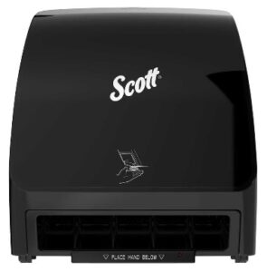 Scott Control Electronic Dispenser Slimroll, Black