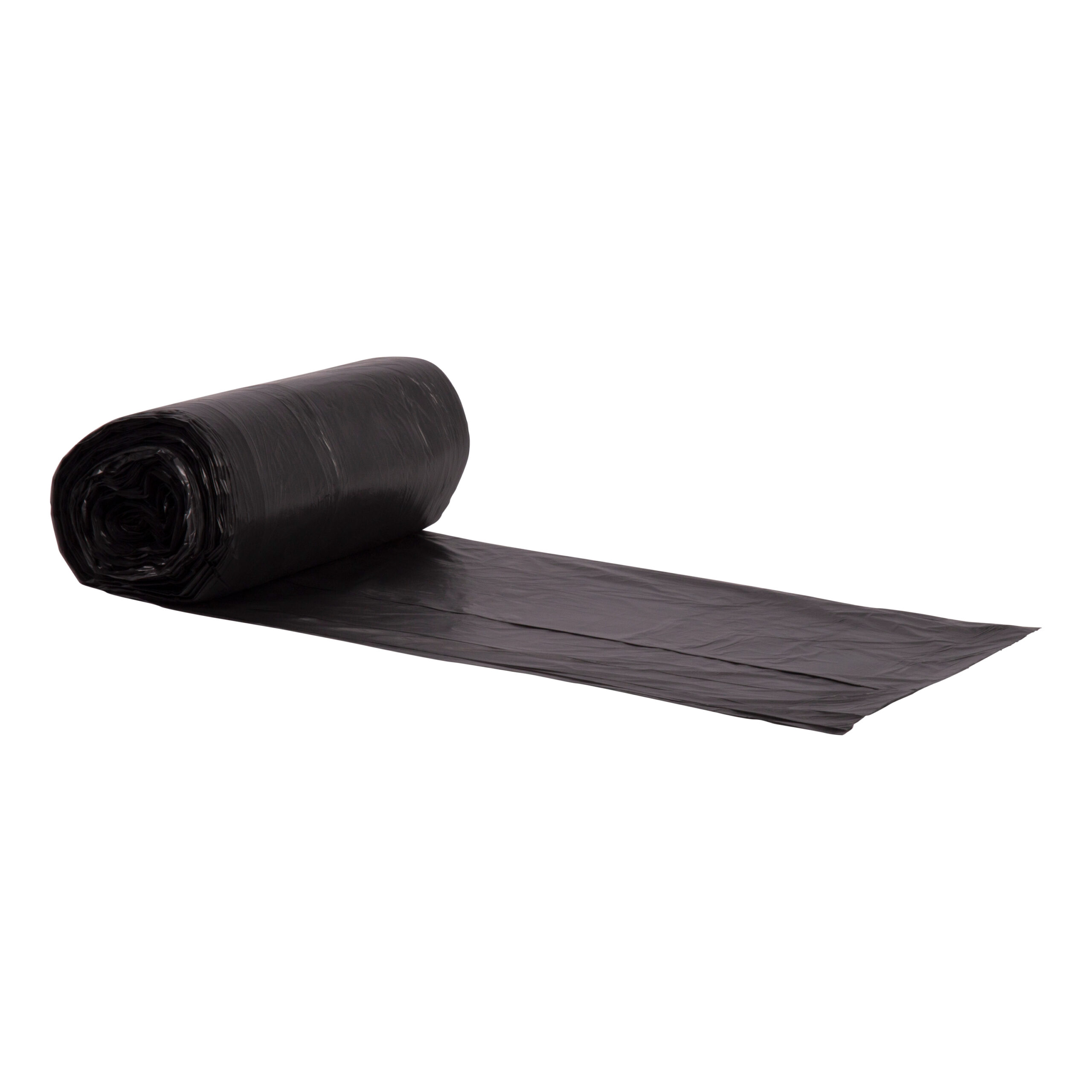 33X40 HDPE Black 19 Mic Coreless Roll Can Liners 33 Gallon
