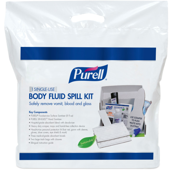 Purell Body Fluid Safety Kit Head-To-Toe Protection