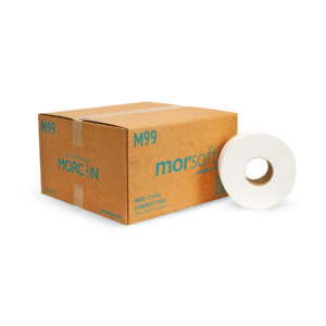 9" Jumbo Roll Bath Tissue White 2-Ply 3.3" x 1000'